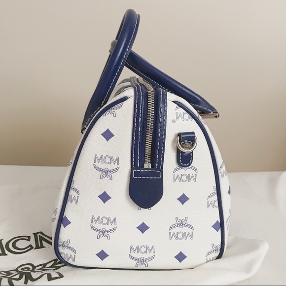 | MCM | Visetos Crossbody Boston Bag with Charms | - Picture 6 of 17